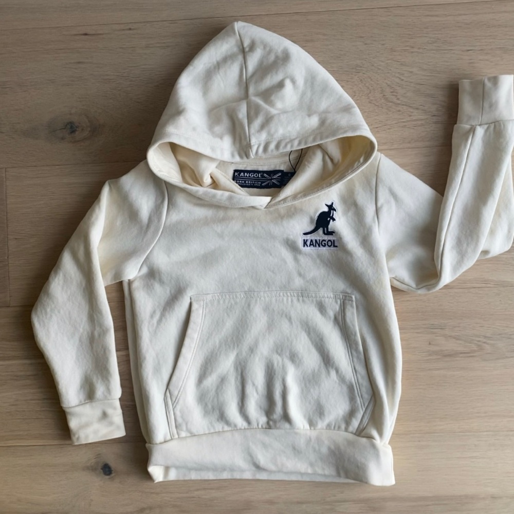Kangol Kids Cream Hoodie- size 6
